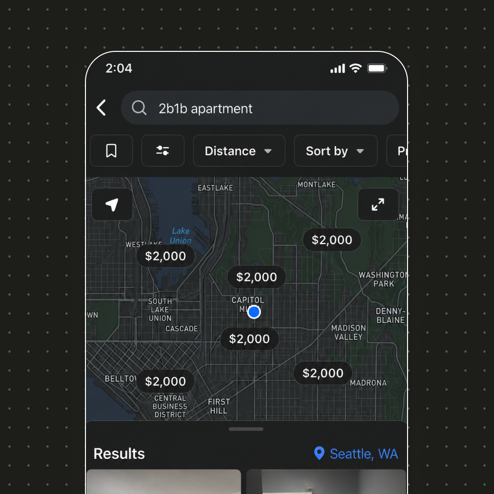 Marketplace map view prototype preview